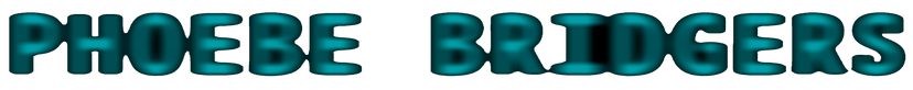 Phoebe Bridgers Logo with Text 'PHOEBE BRIDGERS'